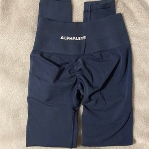 Alphalete Amplify Leggings Tuxedo Blue